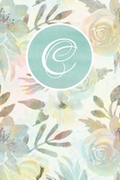 C: Monogram Journal Floral Design Initial C 1699931097 Book Cover