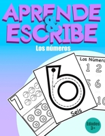 Aprende y escribe libro educativo Los Números (Libros educativos Aprende y Escribe) (Spanish Edition) B0BR994PGL Book Cover