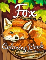 Fox coloring book for kids: Fox coloring pages beautiful coloring designs color B08R6PFP3H Book Cover