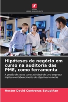 Hipóteses de negócio em curso na auditoria das PME, como ferramenta: A gestão de riscos como atividade de uma empresa implica o estabelecimento de objectivos e metas (Portuguese Edition) B0CKKNJBPL Book Cover