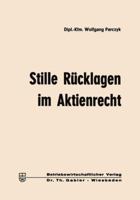 Stille Rucklagen Im Aktienrecht 3663008150 Book Cover