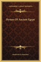 Hymns Of Ancient Egypt 1425466141 Book Cover