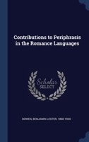 Contributions to Periphrasis in the Romance Languages 1340287064 Book Cover