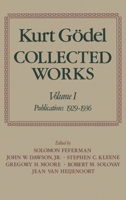 Collected Works: Publications 1929-1936 (Godel, Kurt//Collected Works) 0195147200 Book Cover
