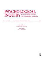 Religion and Psychology: A Special Issue of Psychological Inquiry 0805896570 Book Cover