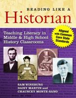 Reading Like a Historian: Teaching Literacy in Middle and High School History Classrooms 080775403X Book Cover