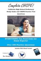CHSPE Review! California High School Proficiency Study Guide and CHSPE Practice Test Questions 0993753752 Book Cover