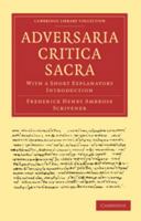 Adversaria Critica Sacra 1556350600 Book Cover