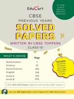 CBSE Previous Year Class 10 Solved Papers For February 2020 Exam 9387806464 Book Cover
