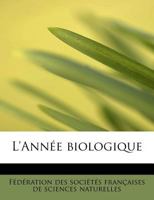 L'Ann�e Biologique 0526411902 Book Cover