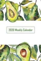 2020 Weekly Calendar: Watercolor Avocados 1706583737 Book Cover