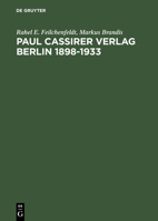 Paul Cassirer Verlag, Eine kommentierte Bibliographie 3598115784 Book Cover