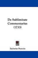 De Sublimitate Commentarius 1104644304 Book Cover