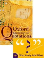 The Oxford Dictionary of Quotations 0198607202 Book Cover