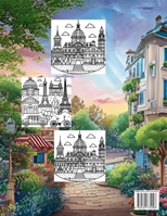 Coloring Paris: A Culinary and Architectural Journey 2487734094 Book Cover