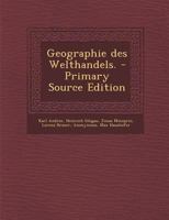 Geographie des Welthandels. 0274893991 Book Cover