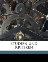 Studien und Kritiken 1149555645 Book Cover