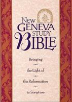 Holy Bible: New Geneva Study Bible, New King James Version, Indexed, Navy Blue Bonded Leather (Style No 2995bi/Blue Indexed) 0840711468 Book Cover