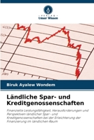 Ländliche Spar- und Kreditgenossenschaften (German Edition) 6209526306 Book Cover