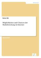 Moglichkeiten Und Chancen Der Marktforschung Im Internet 3838627474 Book Cover