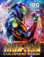 IRON MAN COLORING BOOK: Lovely Gift for your Kids! B089TRYHC8 Book Cover