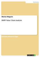 BMW Value Chain Analysis 365655322X Book Cover