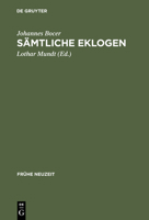 S�mtliche Eklogen: Mit Einer Einf�hrung in Leben Und Gesamtwerk Des Verfassers 3484365463 Book Cover