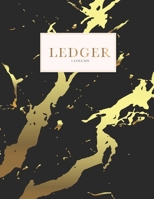 Ledger 5 column: For small and home-based businesses office, home or school. Accounting Ledger Bookkeeping Record-Keeping, Expenses Debits Journal Business Financial Record Notebook 1691462470 Book Cover