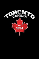 Toronto Canada Est. 1834: College Ruled Lined Writing Notebook Journal, 6x9, 120 Pages 1712603221 Book Cover