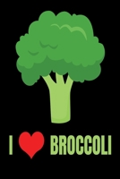 I Love Broccoli: Broccoli Notebook I Notizbuch I Calepin I Taccuino I Cuaderno I Caderno I Notitieblok I Notatnik I 6x9 I A5 I 120 Pages I Dot Grid I Diary I Sketchbook I Log I Journal I Organizer I F 1671190009 Book Cover