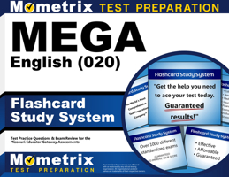 MEGA English (020) Flashcard Study System: MEGA Test Practice Questions & Exam Review for the Missouri Educator Gateway Assessments 1630949140 Book Cover