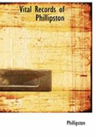Vital Records of Phillipston 0554965224 Book Cover
