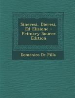 Sineresi, Dieresi, Ed Elisione 1287393144 Book Cover