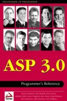 ASP 3.0 Programmer's Reference 1861003234 Book Cover