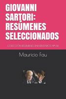 GIOVANNI SARTORI: RESÚMENES SELECCIONADOS: COLECCIÓN RESÚMENES UNIVERSITARIOS Nº 64 (Spanish Edition) 1790437326 Book Cover