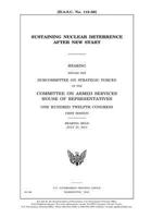 Sustaining Nuclear Deterrence After New Start 1977917380 Book Cover