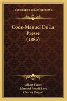 Code Manuel de La Presse 2011739179 Book Cover