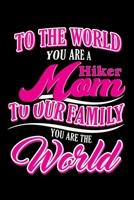 To the world you are a hiker MOM to our family you are the world: Prayer Journal for Women 1696237009 Book Cover