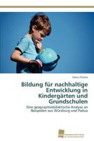Bildung Fur Nachhaltige Entwicklung in Kindergarten Und Grundschulen 3838122062 Book Cover