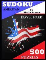 Sudoku American: 500 Easy, Medium, Hard Sudoku Puzzle Book: A bargain bonanza for Sudoku lovers 1071226436 Book Cover
