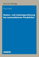 Kosten- Und Leistungsrechnung Bei Automatisierter Produktion 3409121153 Book Cover