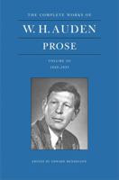W. H. Auden: Prose, Volume III, 1949-1955 (The Complete Works of W.H. Auden) 0571237614 Book Cover