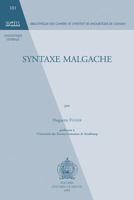 Syntaxe malgache (Bibliotheque des Cahiers de l'Institut de Linguistique de Louvain 904290710X Book Cover