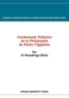 Fondements Thébains de la Philosophie de Plotin l'Égyptien 3931169006 Book Cover