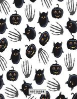 Notebook: Halloween collection cover and Dot Graph Line Sketch pages, Extra large (8.5 x 11) inches, 110 pages, White paper, Sketch, Draw and Paint 1724421093 Book Cover