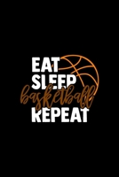 Eat Sleep Basketball Repeat: Daily Fluid Intake Log - 13 Month Water Tracking Checklist for Coaches, Trainer, Players 1088548350 Book Cover