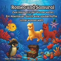 Romeo und Samurai - Zwei Alpakas in den Wunderwelten: Ein Abenteuer durch eine zauberhafte Unterwasserwelt (German Edition) 3982720753 Book Cover
