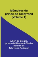 Mémoires du prince de Talleyrand 935738698X Book Cover