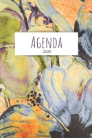 Agenda 2020: Agenda Personnalisable - id�al pour organiser ses journ�es selon ses besoins- couverture peinture floral - Facile et Pratique - Format 15 x 22 Cm - 90 Pages 1658137841 Book Cover