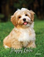 Puppy Love: A Disguised Password Book With Tabs to Protect Your Usernames, Passwords and Other Internet Login Information - 8.5 x 11 inches 1070138479 Book Cover